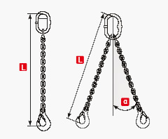 Řetěz oko-oko d 8/5 m - 2 000 kg