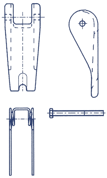 Pojistka háku CKS10 (sada na hák CB10SF)