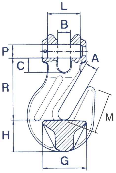 Zkracovač CX89F s vidlicí a pojistkou 1 400 kg