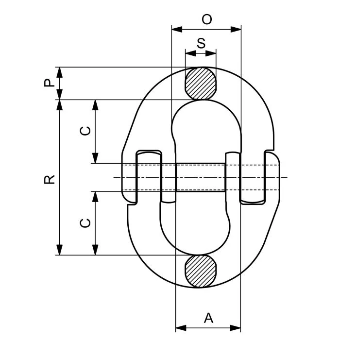 Spojovací článek CLX10 (CX61) 4 000 kg