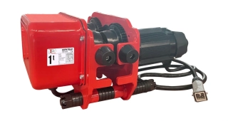 Pojezd kladkostroje elektrický TEF1000DG nosnost 500 kg 74-140mm