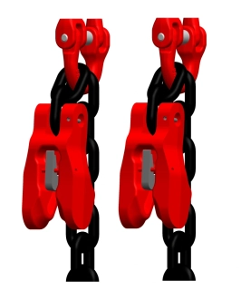 Sada 2ks zkracovačů CCL8S na řetězový 2-závěs d 8/2800/2000 kg