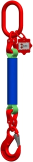 Textilní 1-závěs s hákem s pojistkou/délka smyčky L1 dle výběru - 4000 kg