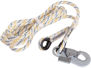 Lano pomocné LP 100 s karabinou, délka 2,5 m
